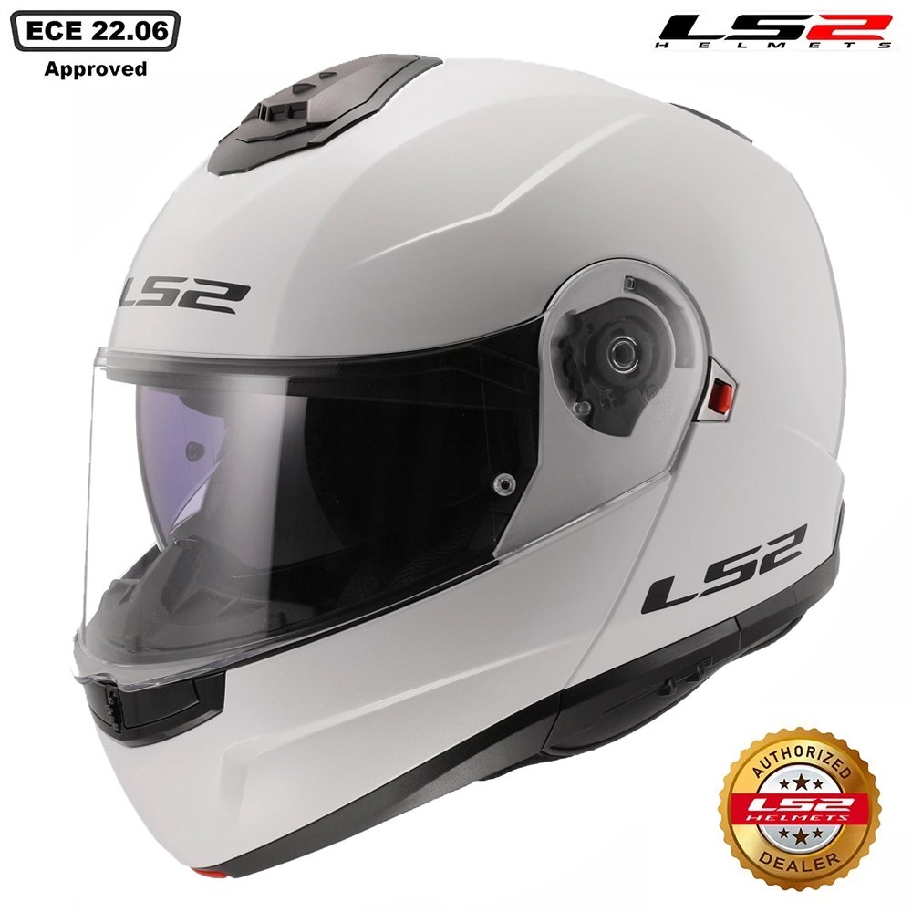 LS2 FF908 STROBE II ABATIBLE CARA COMPLETA MOTOCICLETA MODULAR CASCO DE CHOQUE CÓDIGO MONZA