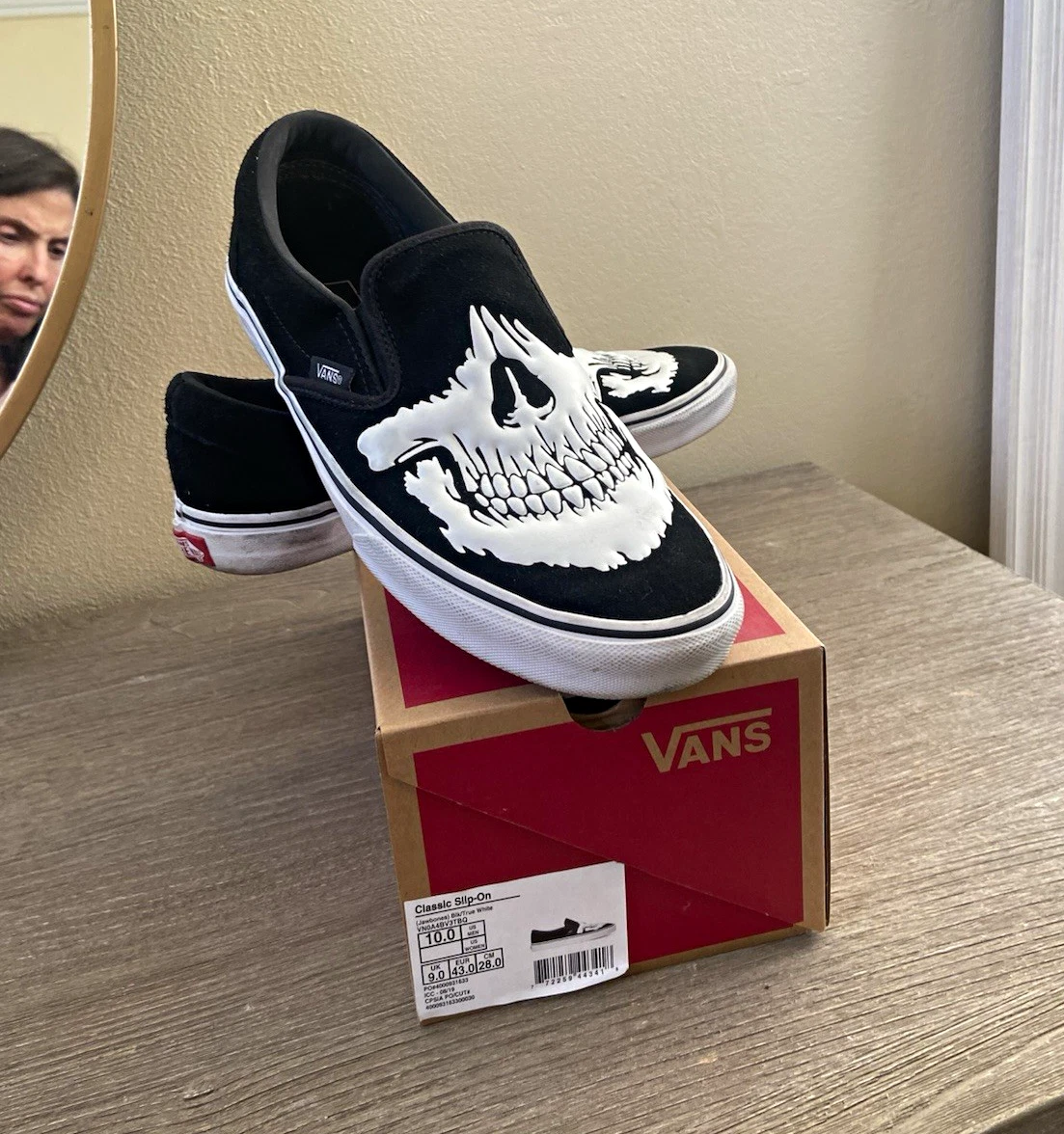 Preços baixos em Vans Slip on Caveira | eBay