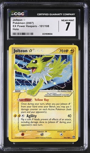 Jolteon ★ graded CGC 7 for sale on eBay