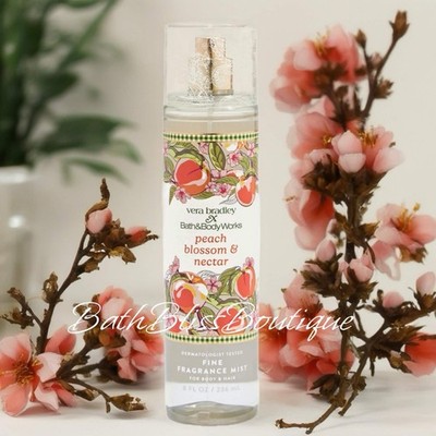 Bath & Body Works Vera Bradley Peach Blossom & nectar Fine Fragrance Mist  8oz