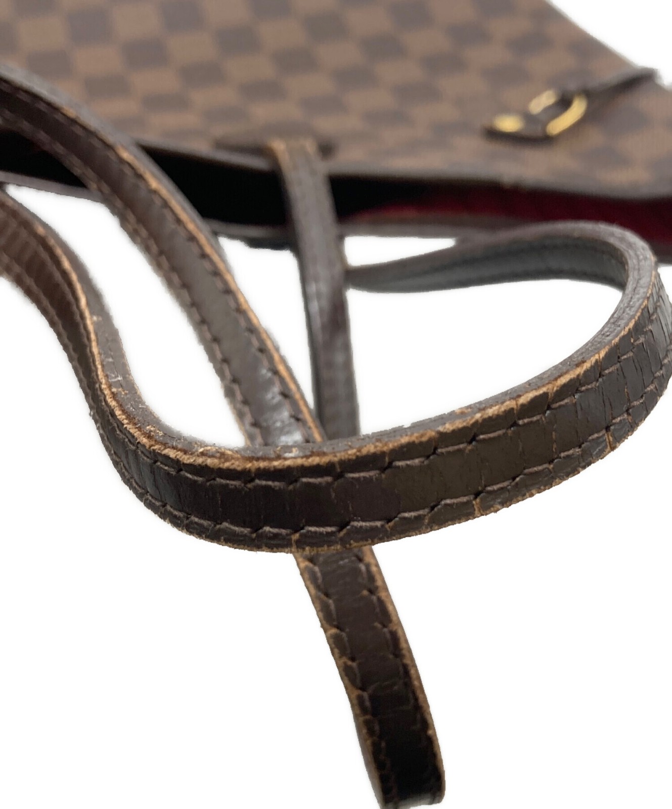 Authentic LOUIS VUITTON Brown N51105 Tote Bag Coated Canvas SK0892 thumbnail 18