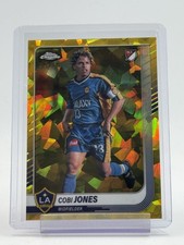COBI JONES 2025-26 TOPPS CHROME MLS GOLD SAPPHIRE  /50 #124 LA Q4856