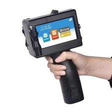 ✅Handheld Inkjet Printer Touch Screen Date Logo Label QR Bar Code Laser Coder
