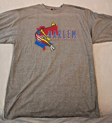 FUBU Platinum Harlem Globetrotters Basketball Size XXL 2XL T-Shirt