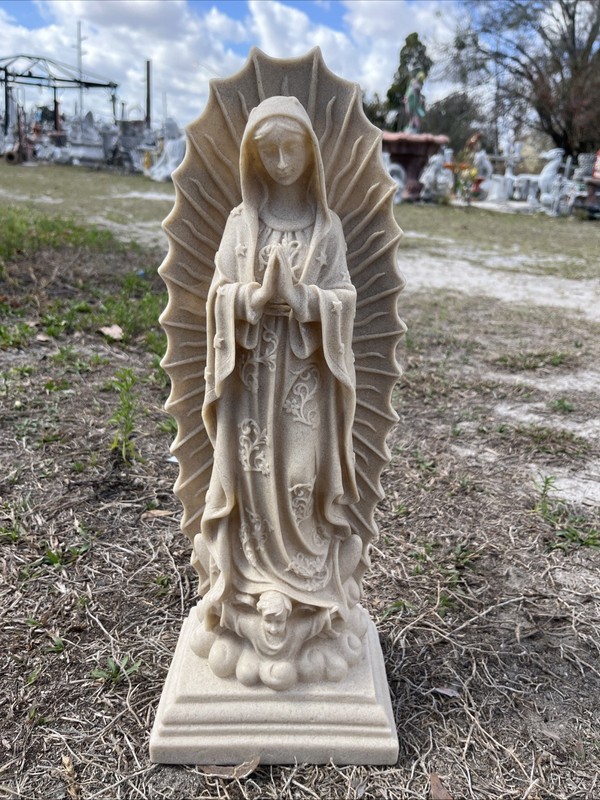 latex fiberglass mold. Make Concrete Or Plaster 18” Tall Our Lady Of Guadalupe 