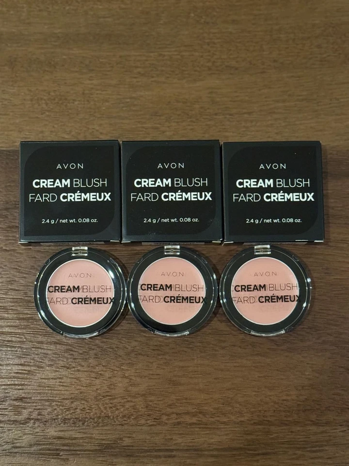AVON Cream Blush (Soft Plum) 2-in-1 Lip & Cheek Beauty Makeup 0.08oz 3pk - Image 3 of 3