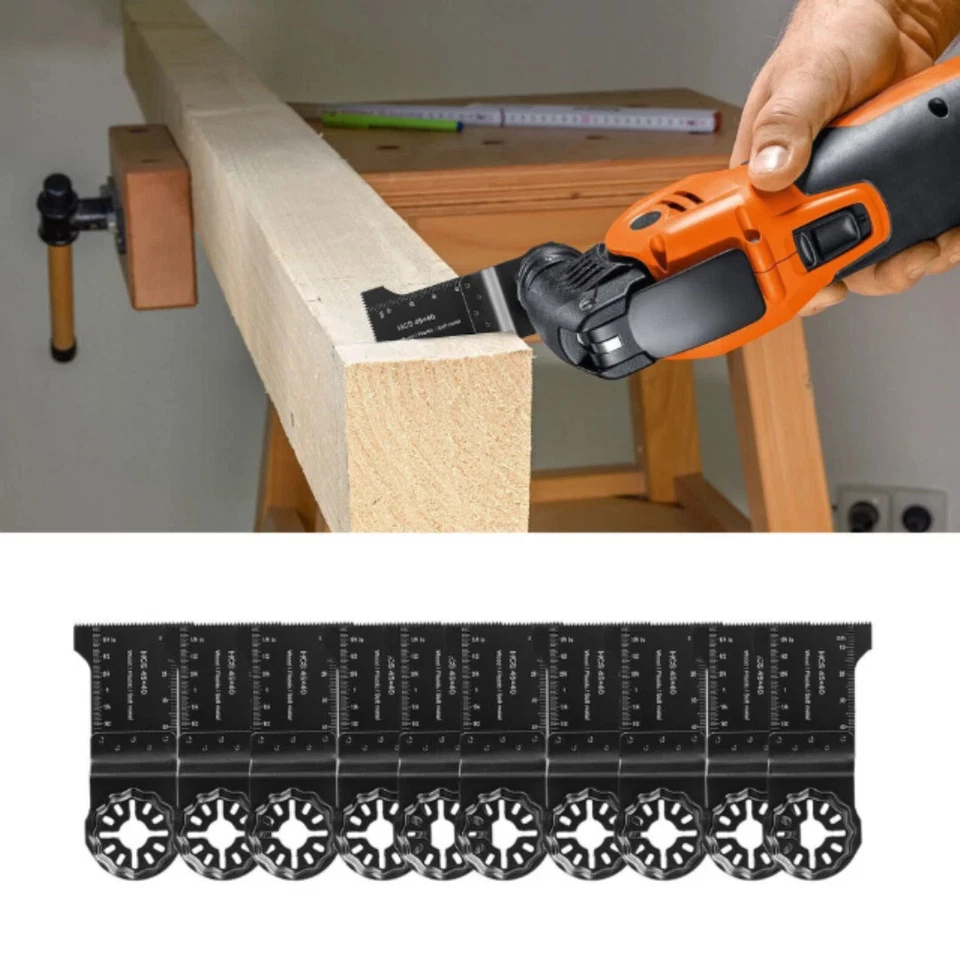 Compatible MultiTool Blade Set Bosch Fein Milwaukee Makita AEG Skill 35mm 10 pcs - Image 4 of 4