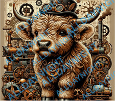 20oz Skinny Tumbler, Cute Cows farm animal, Sublimation print, Ready To Press