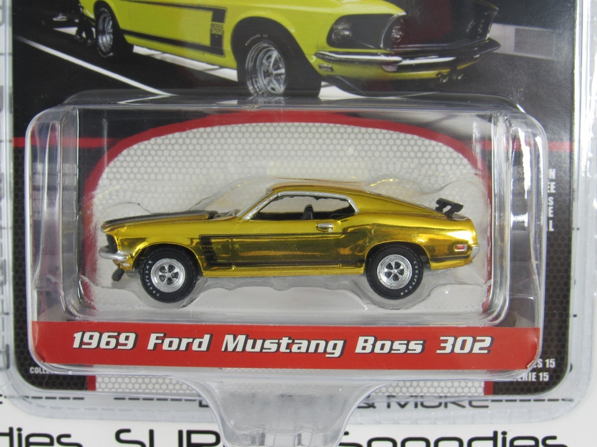 2025 Greenlight 1:64 Barrett-Jackson R15: 1969 FORD MUSTANG BOSS