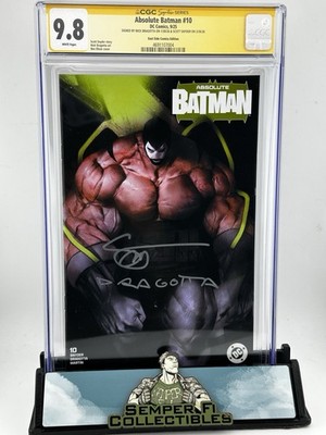 ABSOLUTE BATMAN #10 CGC SS 9.8 BEN OLIVER VARIANT LTD 500 2 x Signed