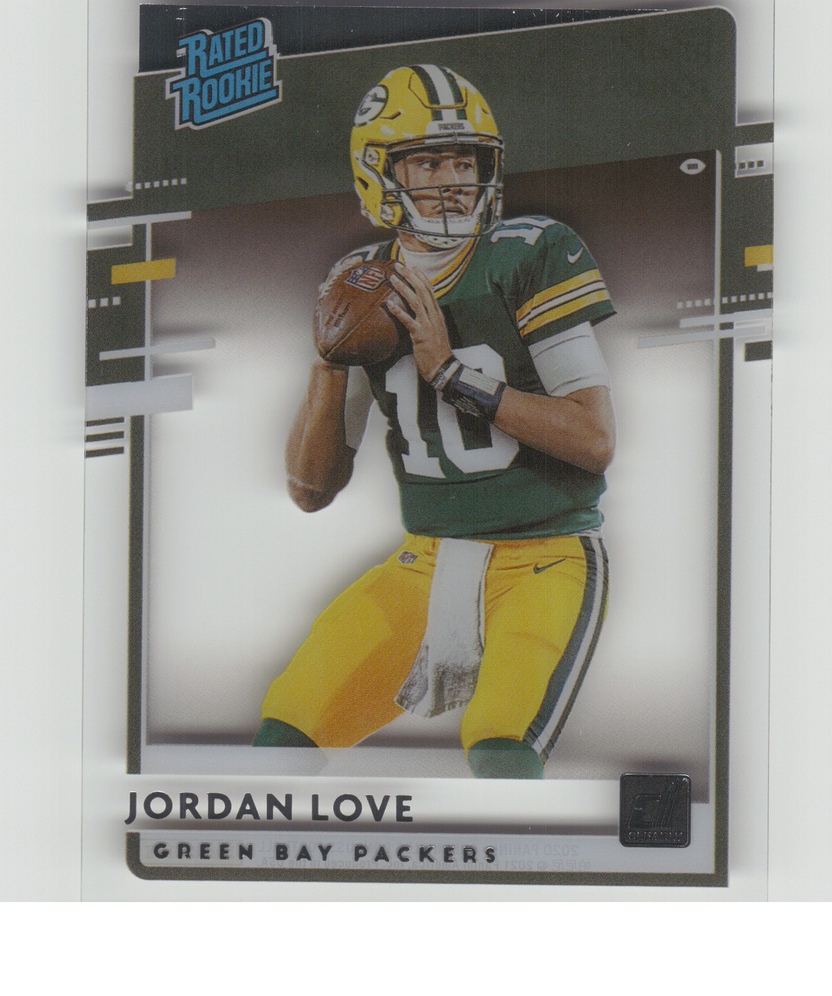 2020 Panini Chronicles Clearly Donruss Jordan Love #RR-JL Base Acetate RC
