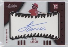 2021 Panini Absolute Black 13/60 Luis Garcia V #162 Auto y6z