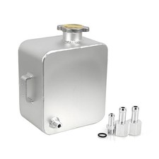 RYANSTAR Universal 2.5L Water Coolant Expansion Overflow Water Tank silver