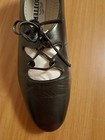 New In Box Trotters Roxy Size 7M Anthracite Metallic Color Shoes Leather Uppers — photo 5