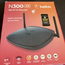 Belkin N300 300 Mbps 4-Port 10/100 Wireless N Router w/ Original Packaging