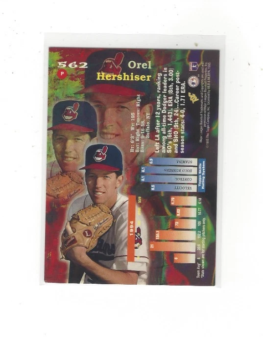 1995 STADIUM CLUB BASEBALL SUPER TEAM WORLD SERIES STAMPED SINGLES #'S 421-630 - Image 2 of 2