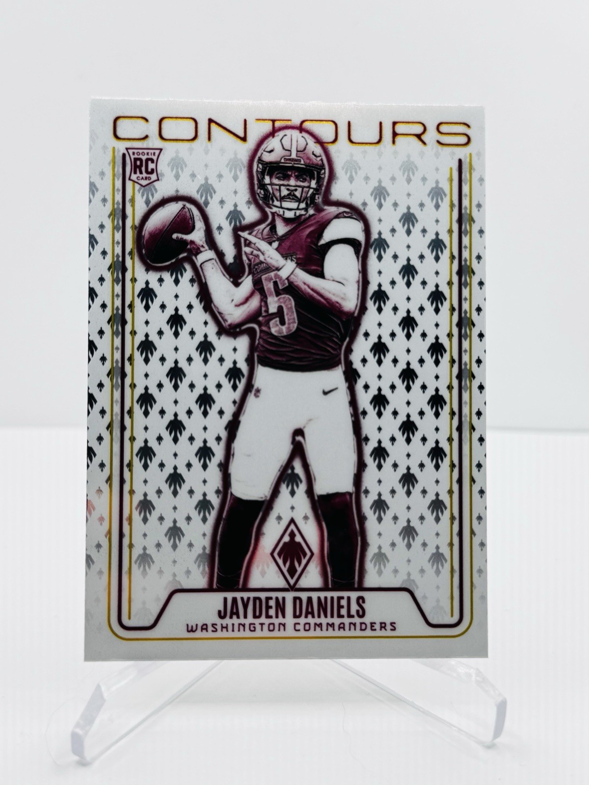 2024 Phoenix Contours Jayden Daniels #CON-JDS RC Orange Washington Commanders