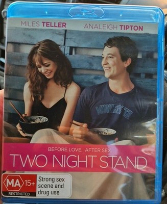 TWO NIGHT STAND BLURAY BLU-RAY MILES TELLER & ANALEIGH TIPTON ROMANTIC DRAMA