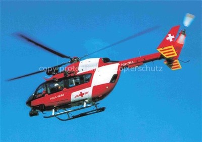 Helicopter helicopter Eurocopter EC145B HB-ZRA Rega Swiss ambulance