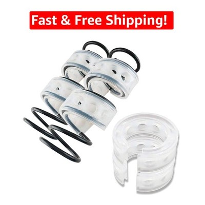 Car Coil Spring Bumpers Kit - 2Pcs for Noise Reduction & Driving Stability