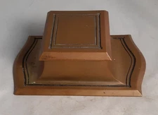 Vintage Bradley & Hubbard? Brass Art Deco Inkwell Desk Tool Arts & Crafts