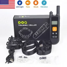 Collar Remote Control Dog Training Collar IP67 Dustproof Adjustable Levels LCD