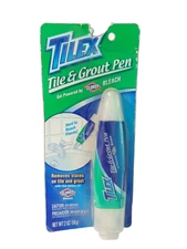 TILEX Tile & Grout Pen Removes Stains 2 oz Dual Tip Clorox Bleach NEW HTF READ