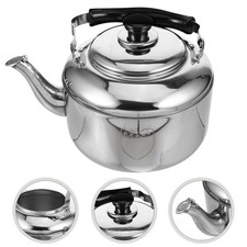  Tea Kettles Stovetop Whistling Cool Handle Old Fashioned Teapots