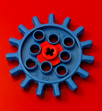 Lego Technik Zahnrad blau gross Gear Expert Builder 15 Tooth with Axle Hole g15