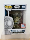 Funko Pop! White Death Star Droid #188 Star Wars 2017 Fall Con + FREE PROTECTOR