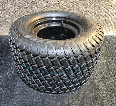 (QTY 1) OTR Grass Master 20x12.00-10 Lawn & Garden Wheel & Tire Assembly 4 Ply