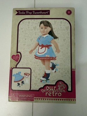 Our Generation Soda Pop Sweetheart retro 18'' doll outfit New Sealed