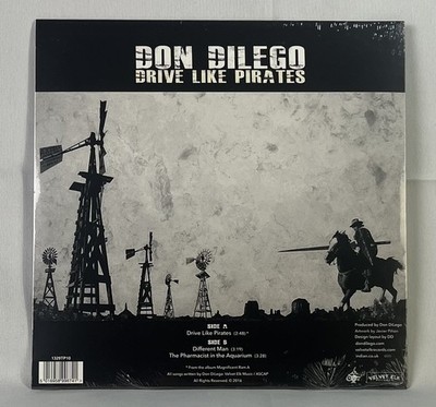 Don DiLego   Drive Like Pirates EP 10'' Vinyl Record 2016 New Sealed
