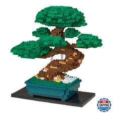 nanoblock - Bonsai Matsu Deluxe Edition World Famous, Advanced Hobby Series Buil