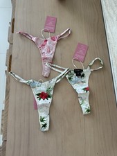 100 Mulberry Silk V string thong , M