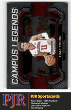 Trae Young 2024 Panini Prizm Draft Picks #7 Oklahoma Sooners Campus Legends