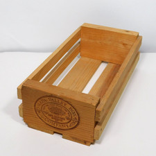 Vintage Sunflower Napa Valley Box 10" Cassette Crate 12 Tape Storage Media Case