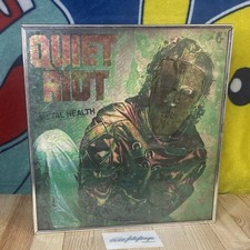 Vtg 80’s Quiet Riot “Metal Health” Record Promo Carnival Mirror Wall Art 12x12”