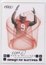 2006 SAGE Hit Design for Success Silver Mario Williams #D-9 2u3
