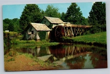Mabry Mill Blue Ridge Parkway Vintage Postcard by Hugh Morton