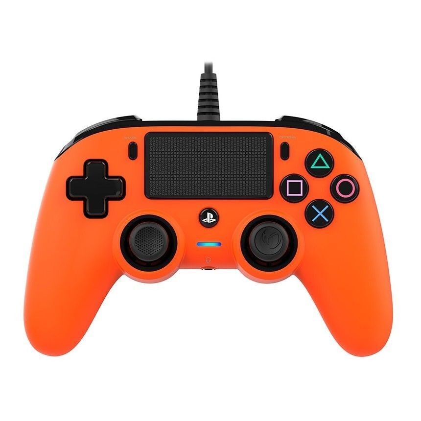 Nacon Controller Wired PS4 Arancione: Robustezza Garantita e Grip Totale - 2