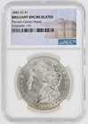 1884-CC Morgan Silver Dollar NGC BU S$1 Carson City Minted No Reserve