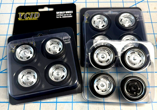 1/18 scale, YCID, 18-inch, Chevy Rally Wheel, Tire and Wheel Set, FREE ...