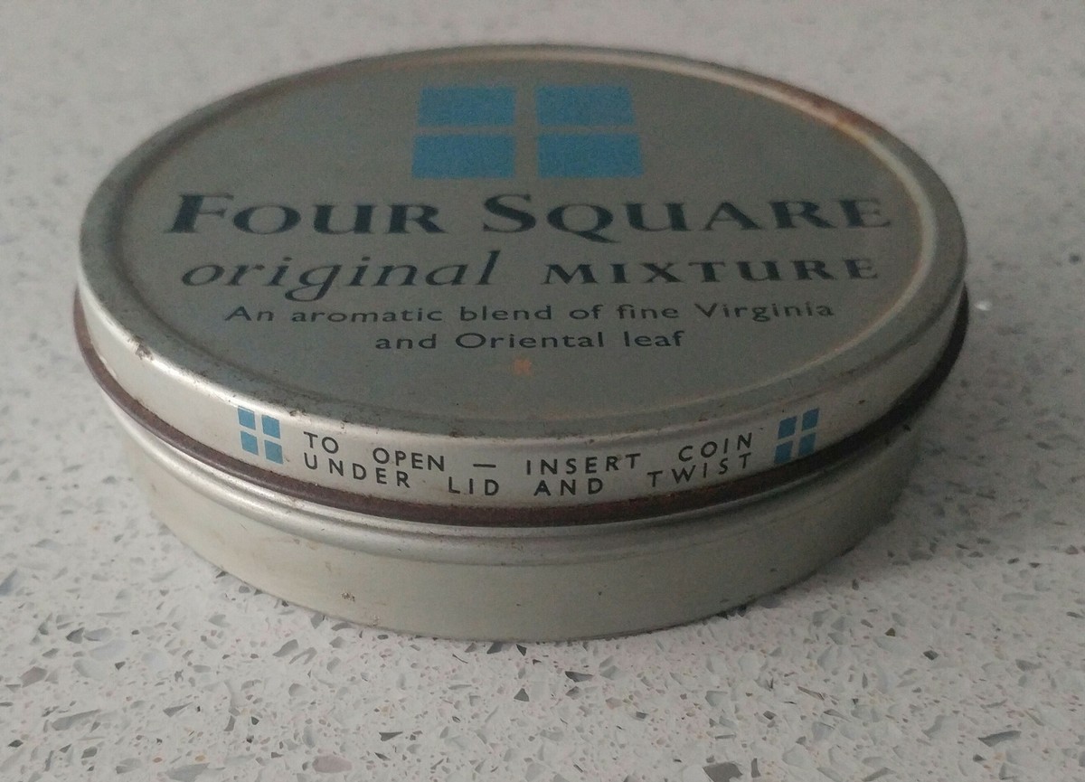 Vintage Four Square Tobacco Tin Original Mixture