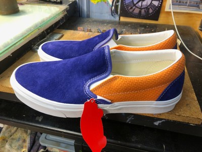 royal blue slip on vans