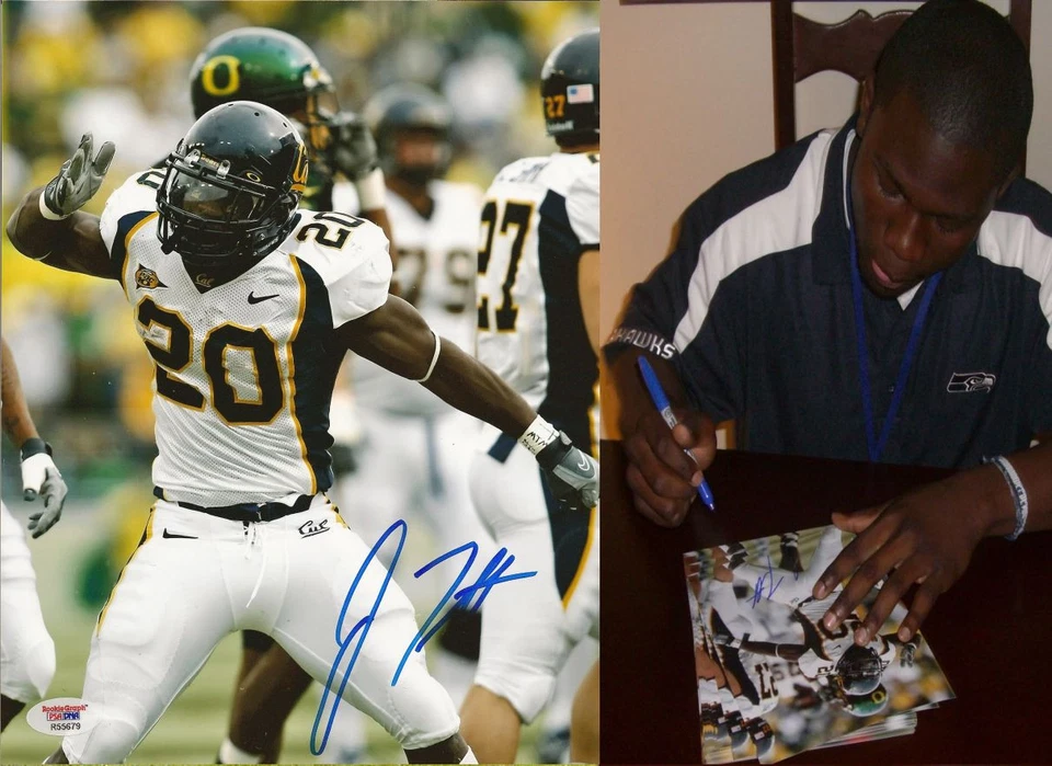 Justin Forsett Signed Cal Bears Football 8x10 Photo PSA/DNA Picture Autograph 20 - Image 4 of 4