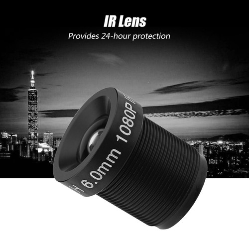 6mm CCTV Camera Lens 2 Million Pixels 24-hour Protection IR Security Camera Lens - Picture 8 of 12