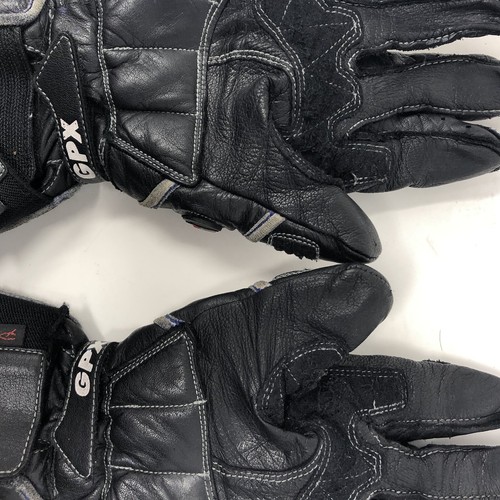 Joe Rocket GPX 2.0 Mens Leather Gloves Black/Blue Size Small - Foto 5 di 6
