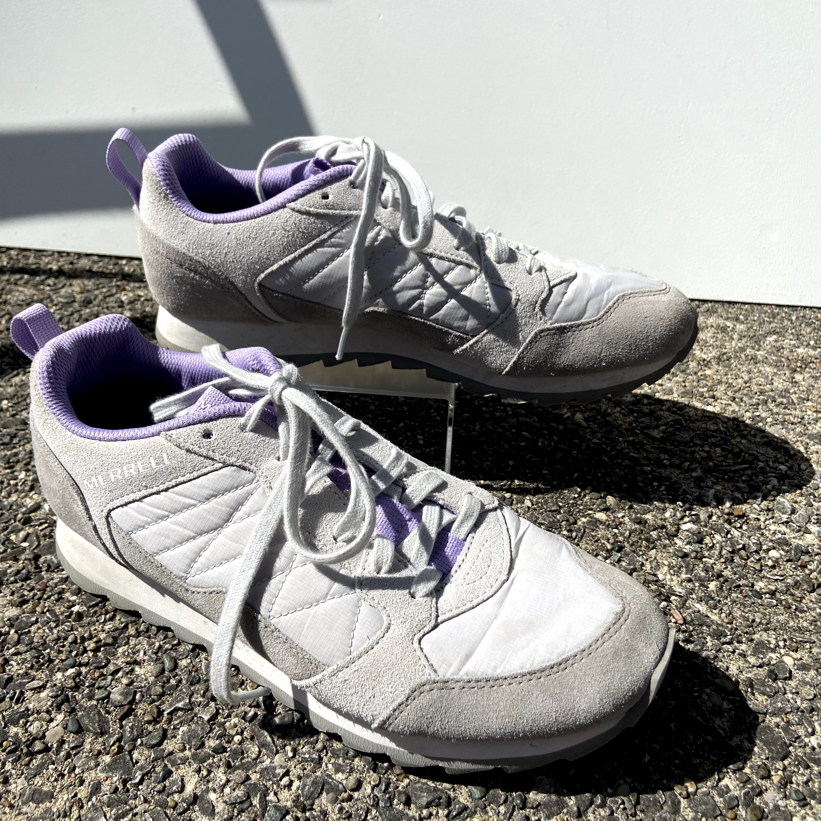 Merrell Alpine Sneaker Donna Taglia 11 Gay Viola Tessuto Scamosciato Scarpe da Passeggio