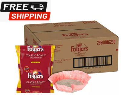 Folgers Classic Roast Ground Coffee, Filter Packs (0.9 oz., 40 ct.)
